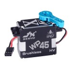 Nuovo JX WP45 45 45KG 8.4V 0.11sec IP67 ingranaggio in acciaio impermeabile in alluminio Coreless di alta qualità Servo RC camion elicottero Robot SAVOX